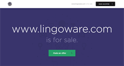 Desktop Screenshot of lingoware.com